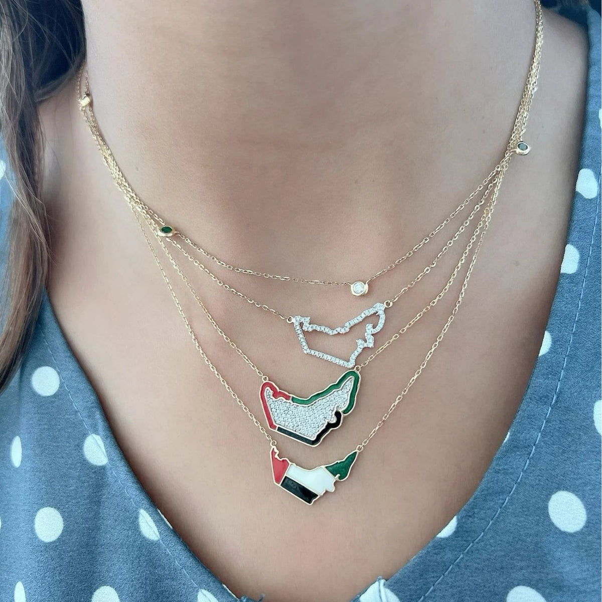 Emirates in Elegance Necklace - The Happy Tribe