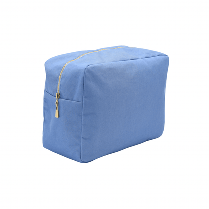 "Evil Eye" Large Pouch, Blue - The Happy Tribe
