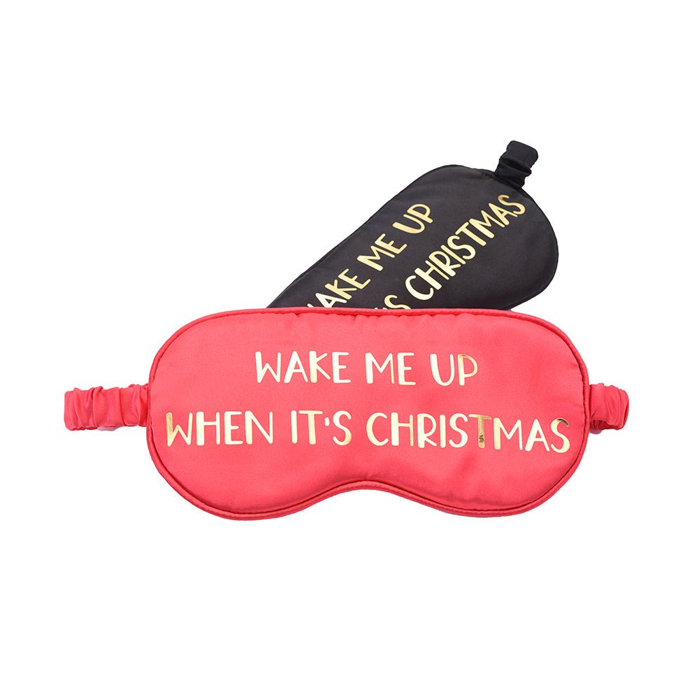 Eye Mask "Wake Me Up When It's Christmas" - The Happy Tribe