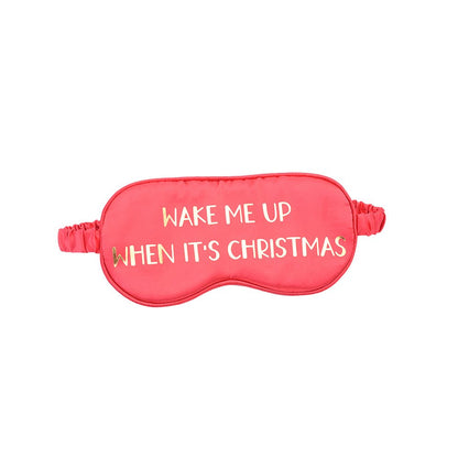 Eye Mask "Wake Me Up When It's Christmas" - The Happy Tribe