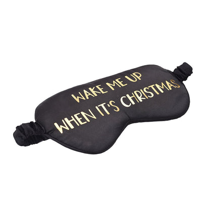 Eye Mask "Wake Me Up When It's Christmas" - The Happy Tribe