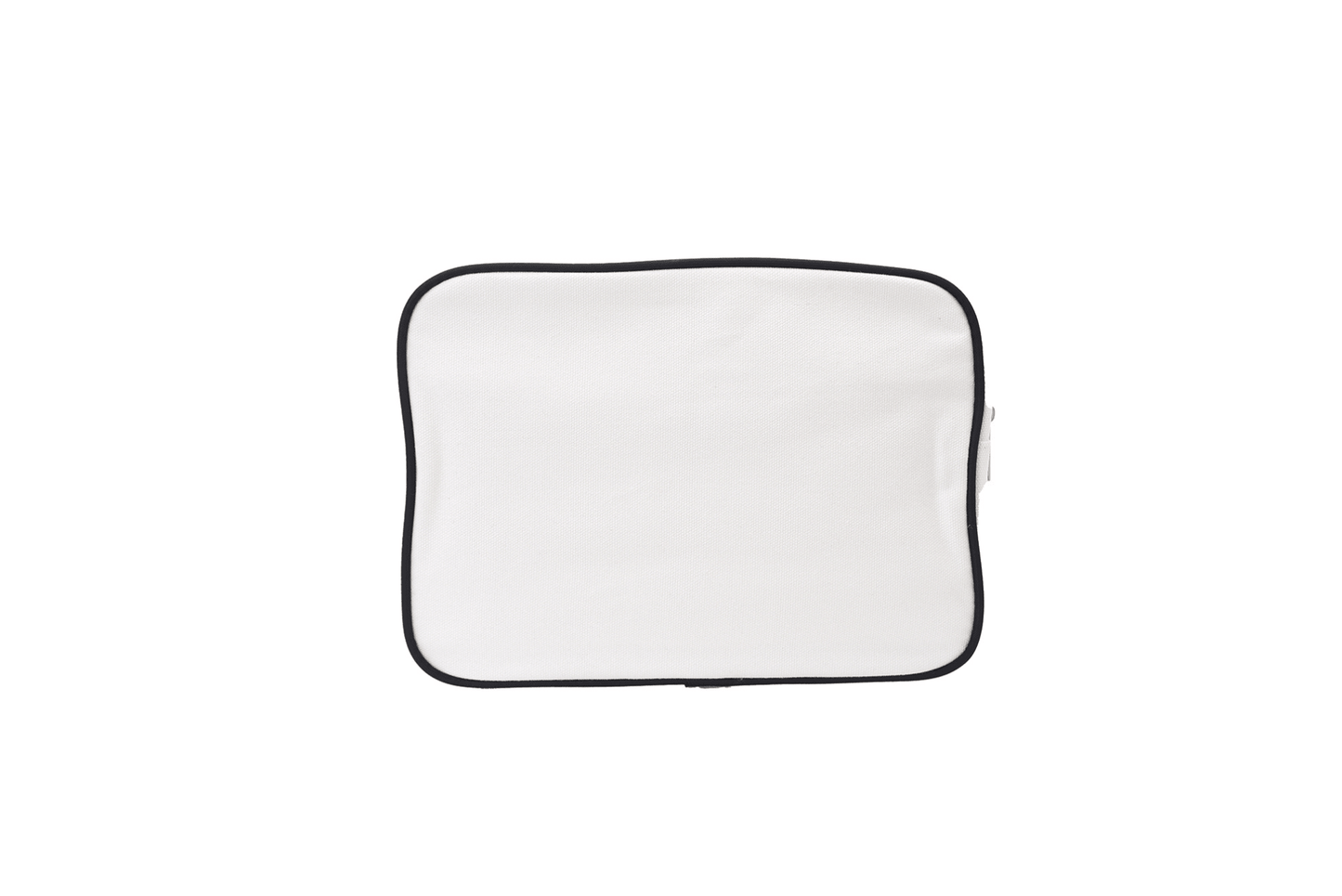 "Fit Girl Era" Large Pouch, Cream with Black Trim - The Happy Tribe