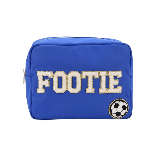 "Footie", Large Royal Blue Pouch - The Happy Tribe