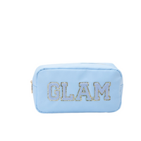 "Glam" Medium Pouch, Baby Blue