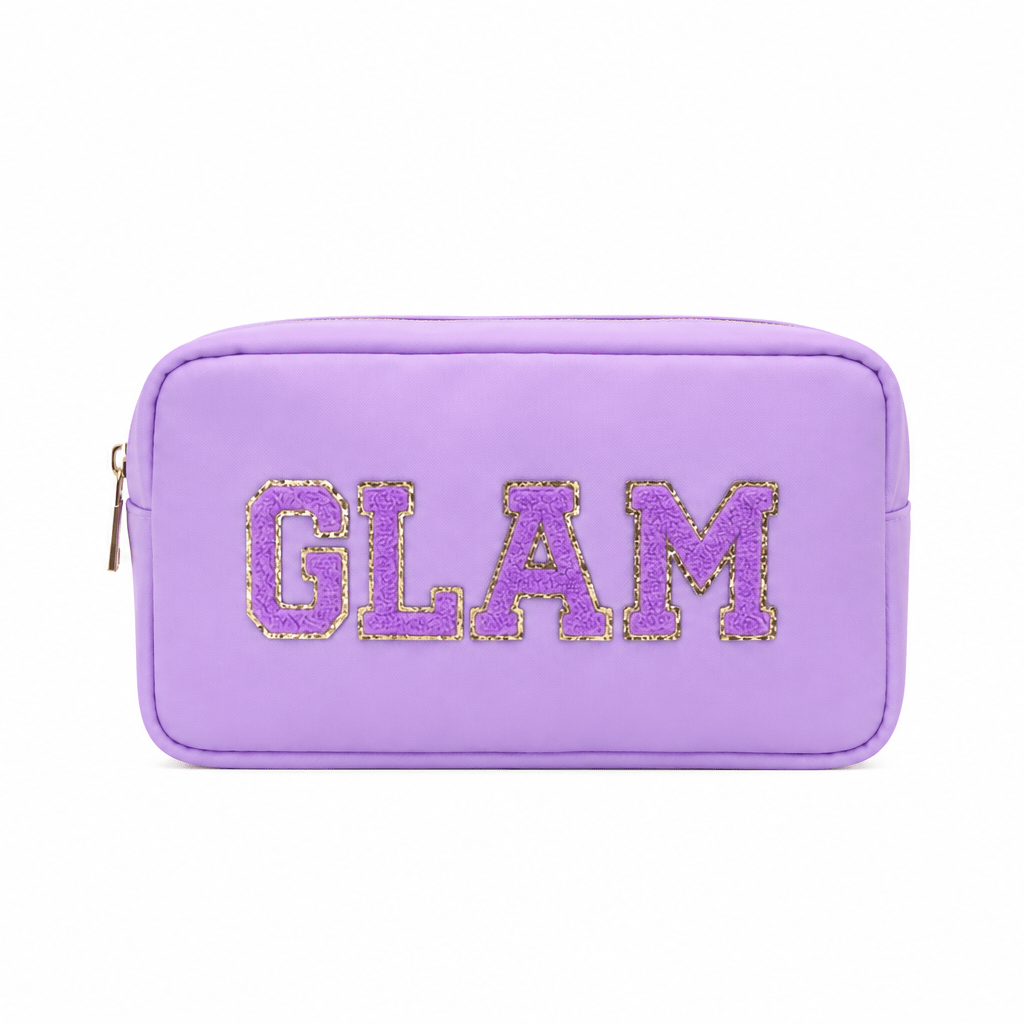 "Glam" Medium Pouch, Lilac - The Happy Tribe