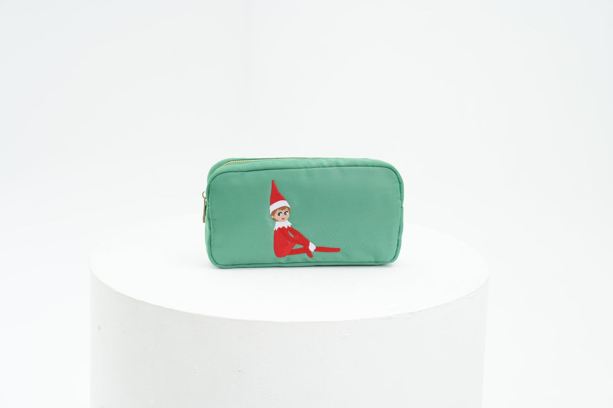 Green Small Pouch - Elf on the Shelf - The Happy Tribe