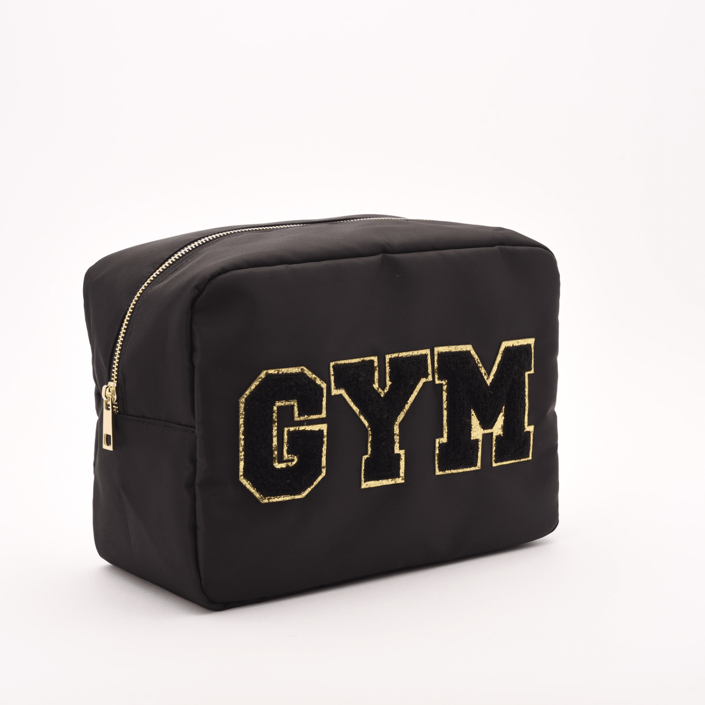 "Gym" Large Pouch, Black - The Happy Tribe