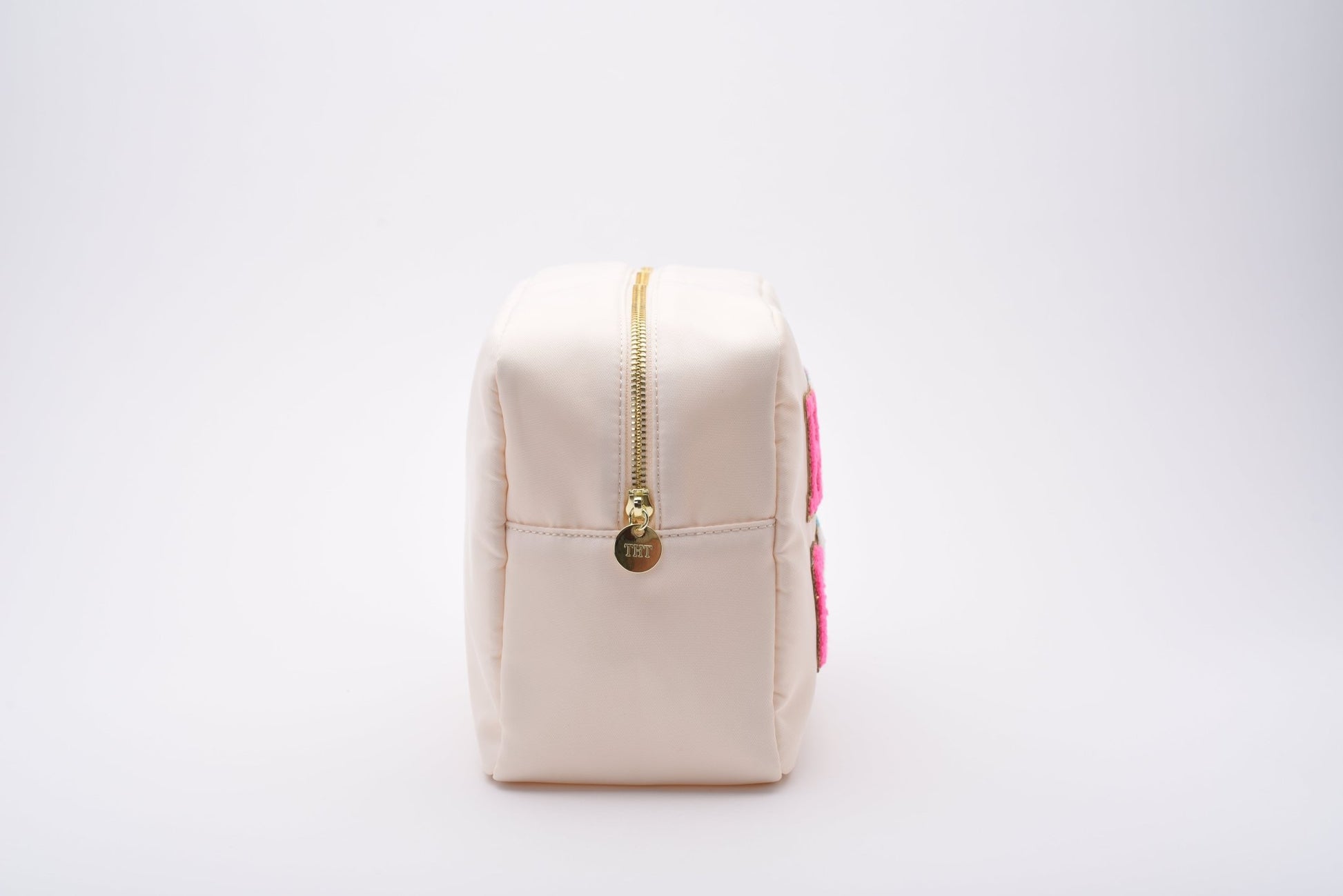 "Hair Care" Large Pouch, Cream - The Happy Tribe