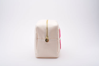 "Hair Care" Large Pouch, Cream - The Happy Tribe