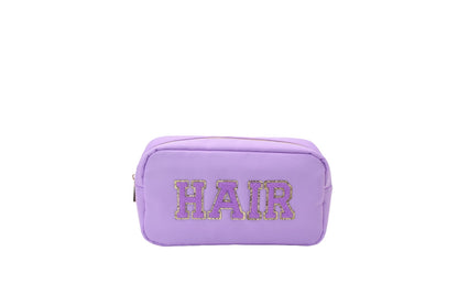 "Hair" Medium Pouch, Lilac - The Happy Tribe
