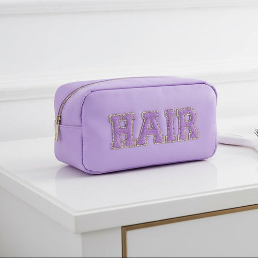 "Hair" Medium Pouch, Lilac - The Happy Tribe