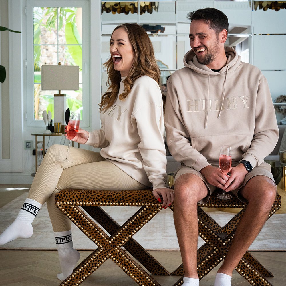 “Hubby” Hoodie – Groom Hoodie for Wedding Weekend & Honeymoon Vibes - The Happy Tribe