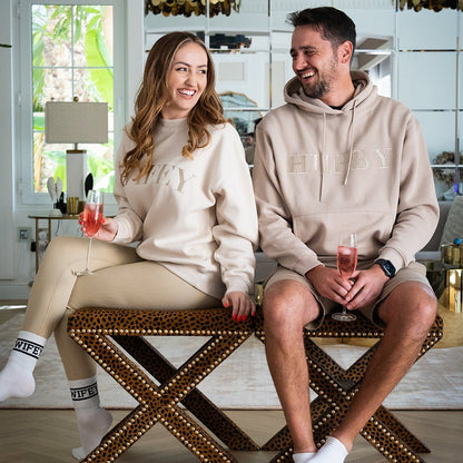 “Hubby” Hoodie – Groom Hoodie for Wedding Weekend & Honeymoon Vibes - The Happy Tribe