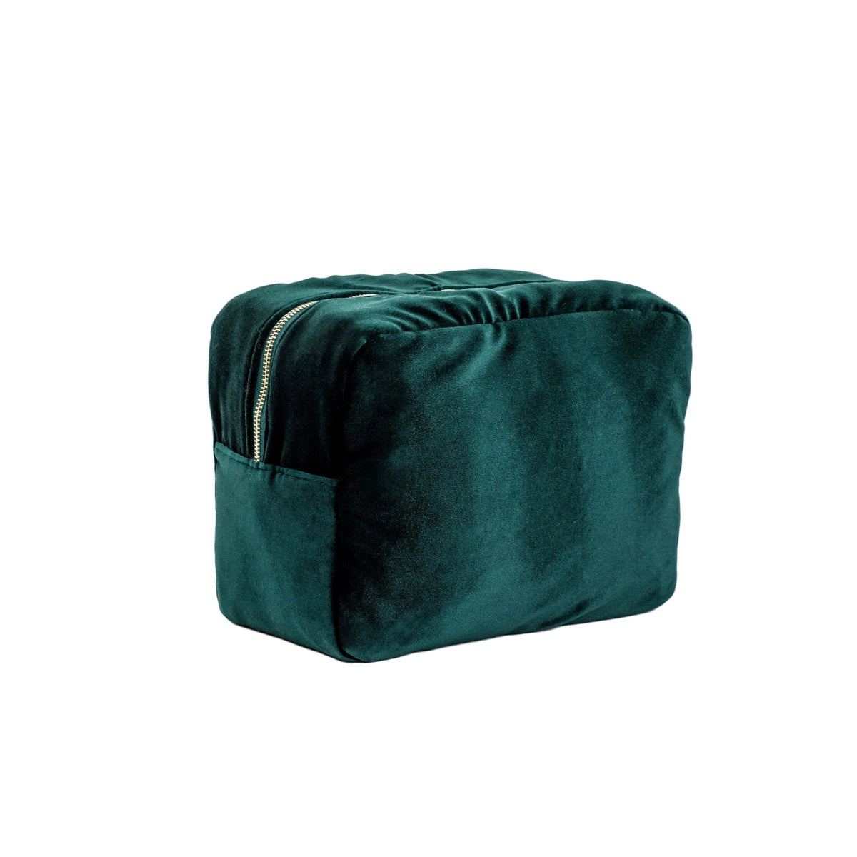 Large Green Velvet Pouch “Merry and Bright” (Limited Edition) - The Happy Tribe