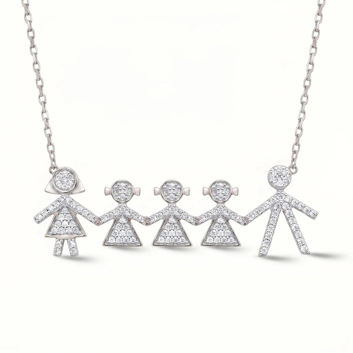 Legacy Family Diamond Necklace - The Happy Tribe