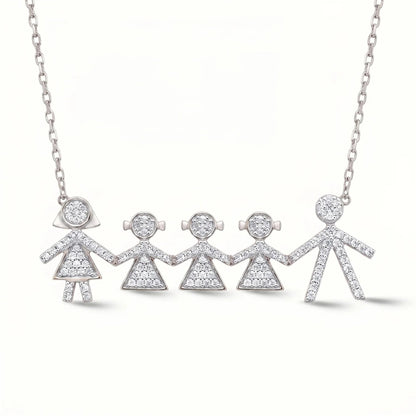 Legacy Family Diamond Necklace - The Happy Tribe
