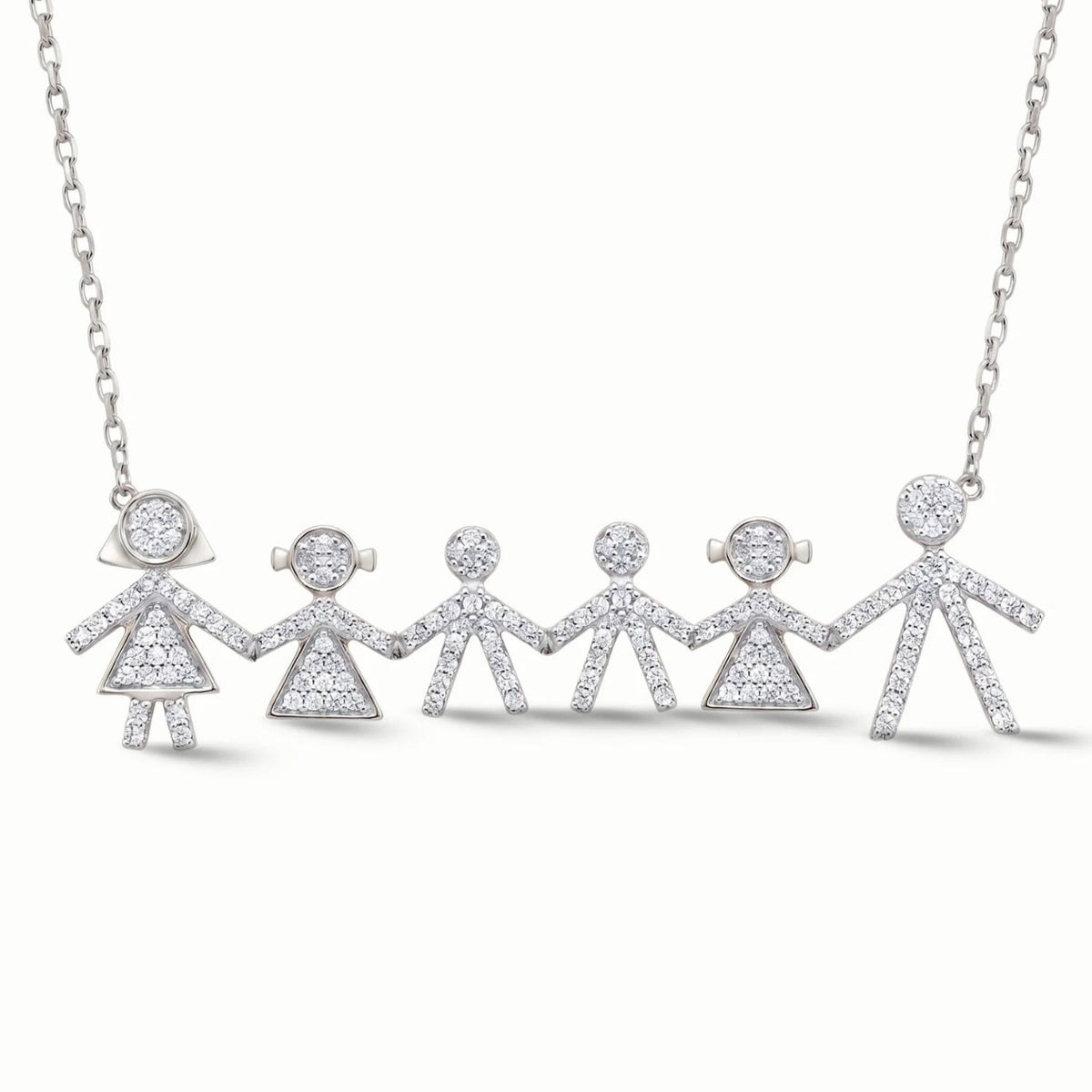Legacy Family Diamond Necklace - The Happy Tribe