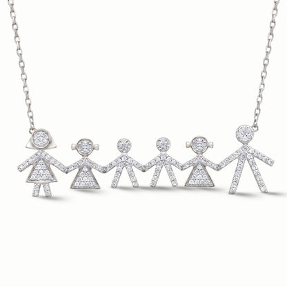 Legacy Family Diamond Necklace - The Happy Tribe