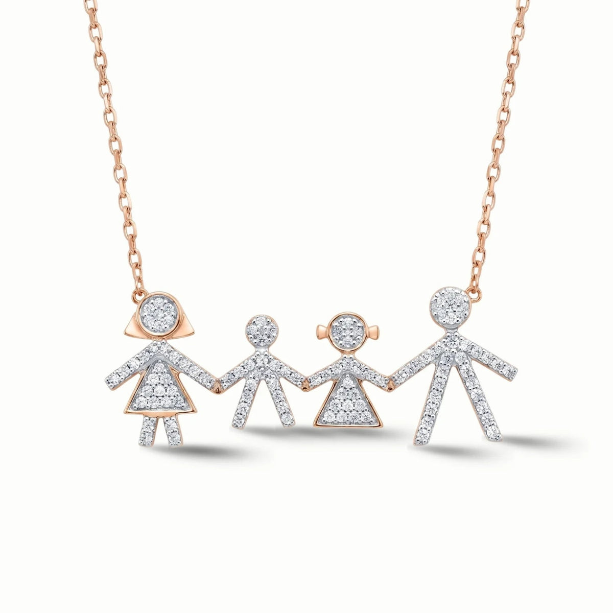 Legacy Family Diamond Necklace - The Happy Tribe