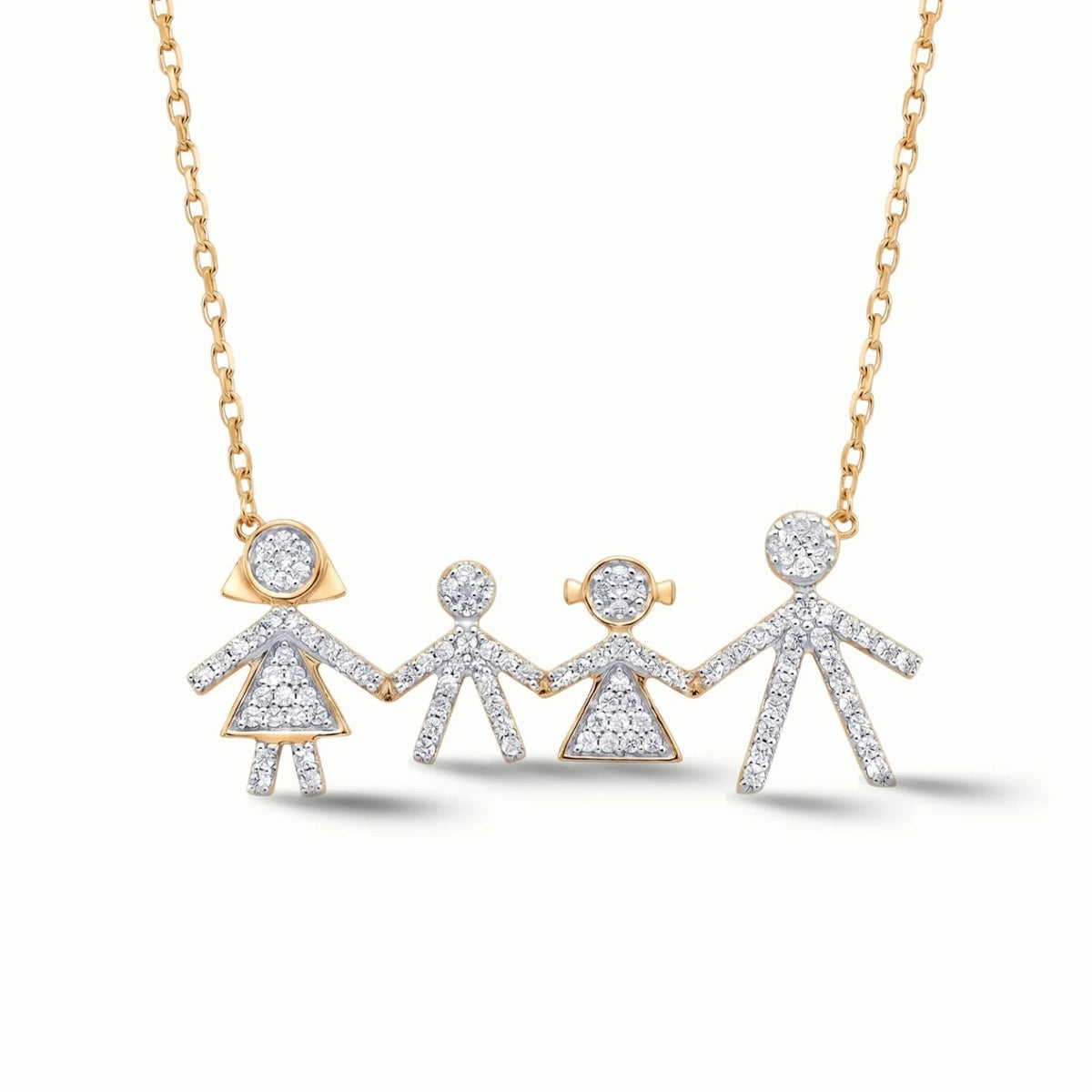 Legacy Family Diamond Necklace - The Happy Tribe