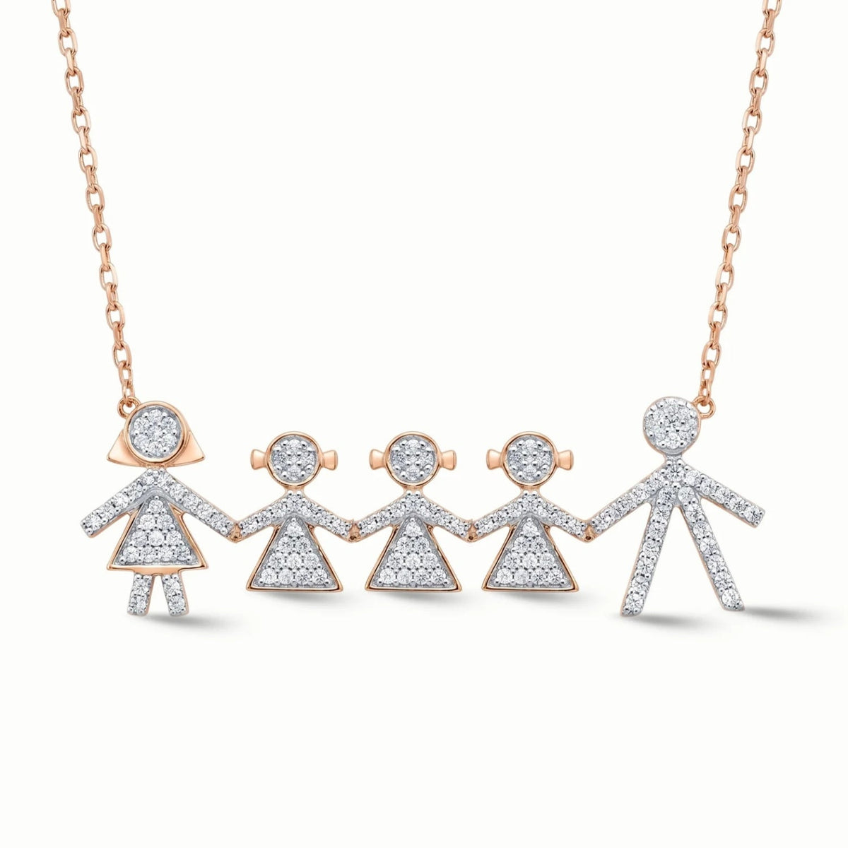 Legacy Family Diamond Necklace - The Happy Tribe