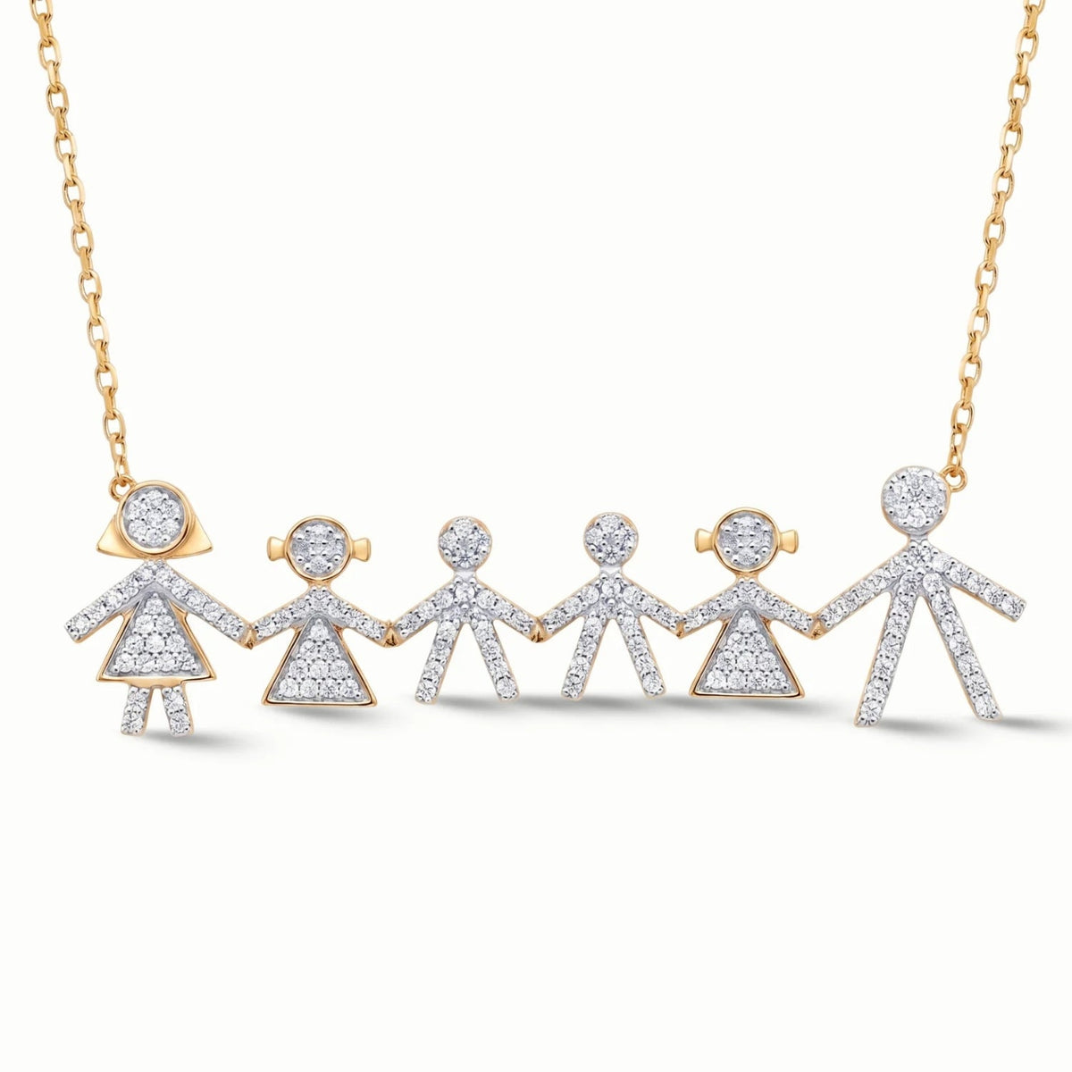 Legacy Family Diamond Necklace - The Happy Tribe