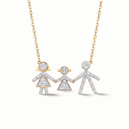 Legacy Family Diamond Necklace - The Happy Tribe