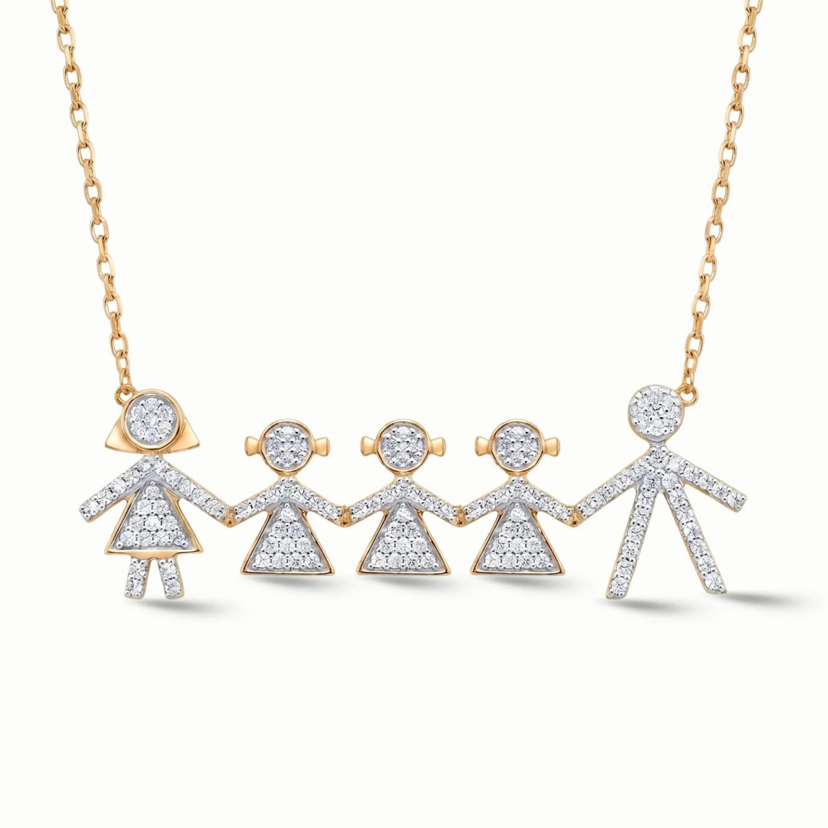 Legacy Family Diamond Necklace - The Happy Tribe