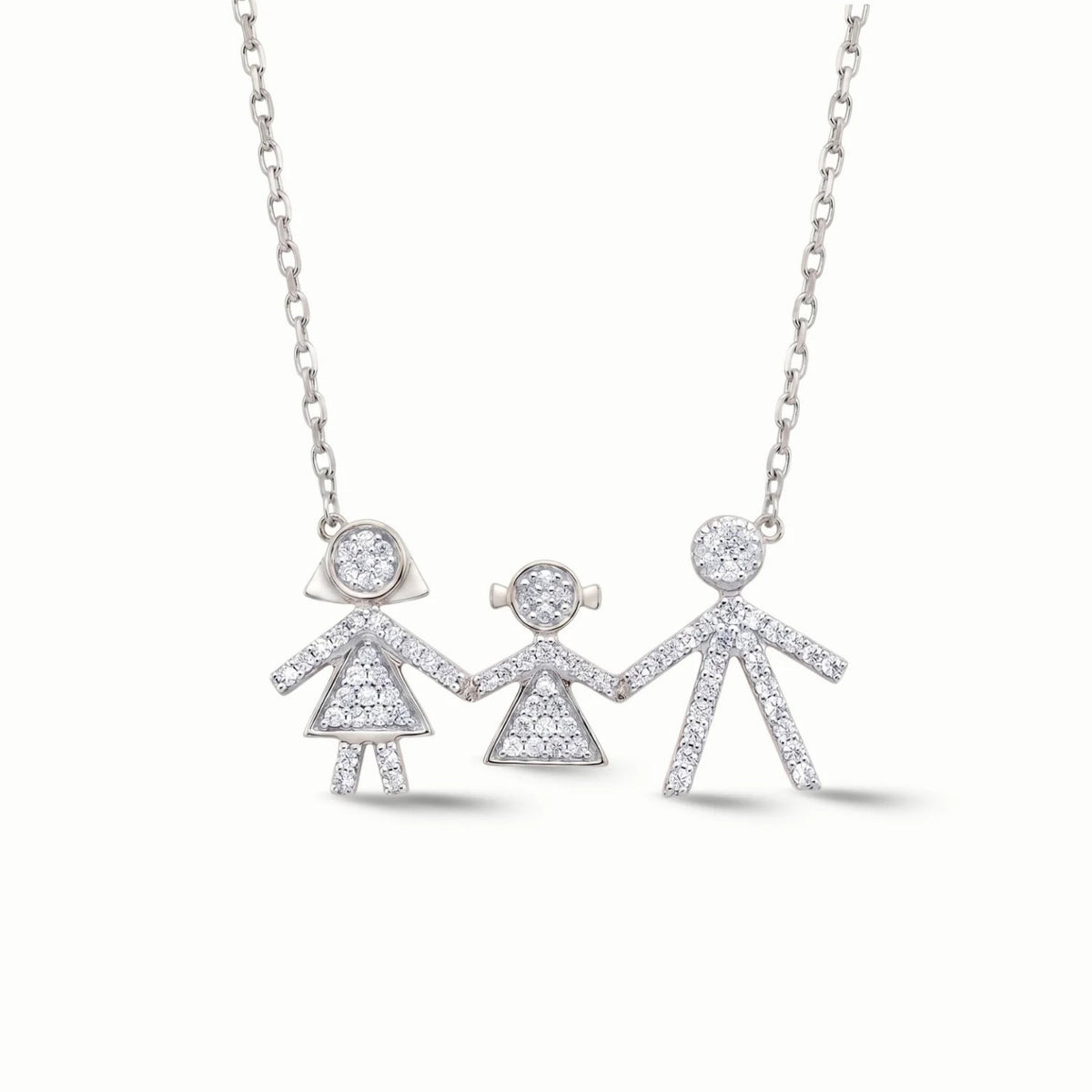 Legacy Family Diamond Necklace - The Happy Tribe