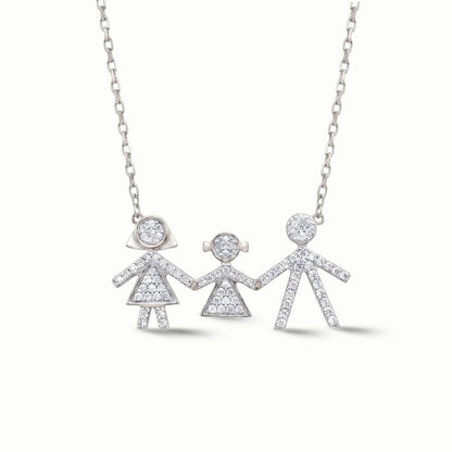 Legacy Family Diamond Necklace - The Happy Tribe