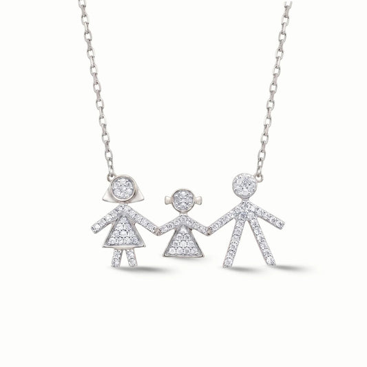 Legacy Family Diamond Necklace - The Happy Tribe