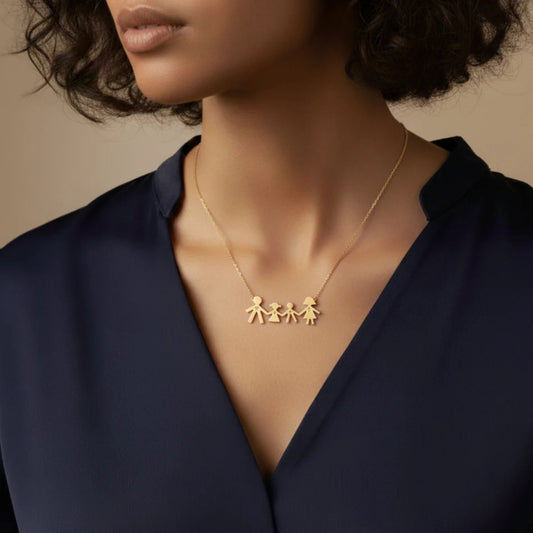 Legacy Family Gold Necklace - The Happy Tribe
