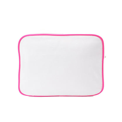 "Life is Better at the Beach" Large Pouch, Cream - The Happy Tribe