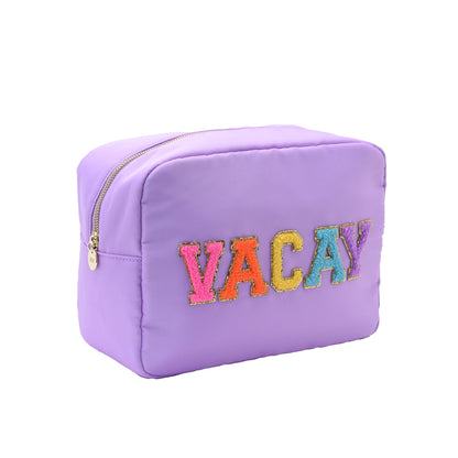Lilac “Vacay & Swim” Bundle, Large & Medium Pouches - The Happy Tribe