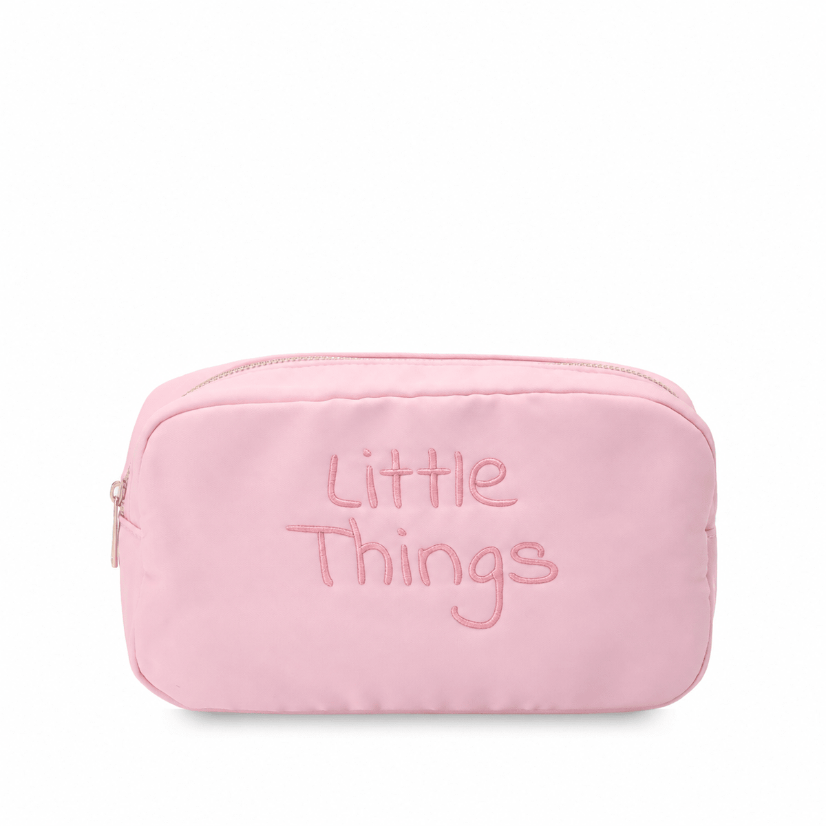 "Little Things" Medium Pouch, Baby pink - The Happy Tribe