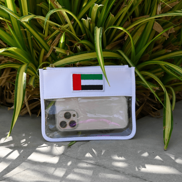 Luxury MIDI “UAE Flag” Tech Pouch - The Happy Tribe