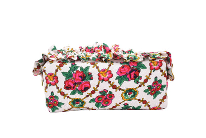 Luxury Personalised Large Ruffle Heritage Pouch - The Happy Tribe