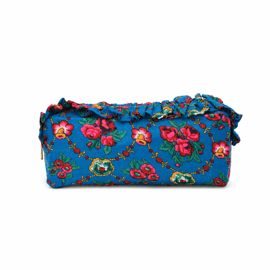 Luxury Personalised Large Ruffle Heritage Pouch
