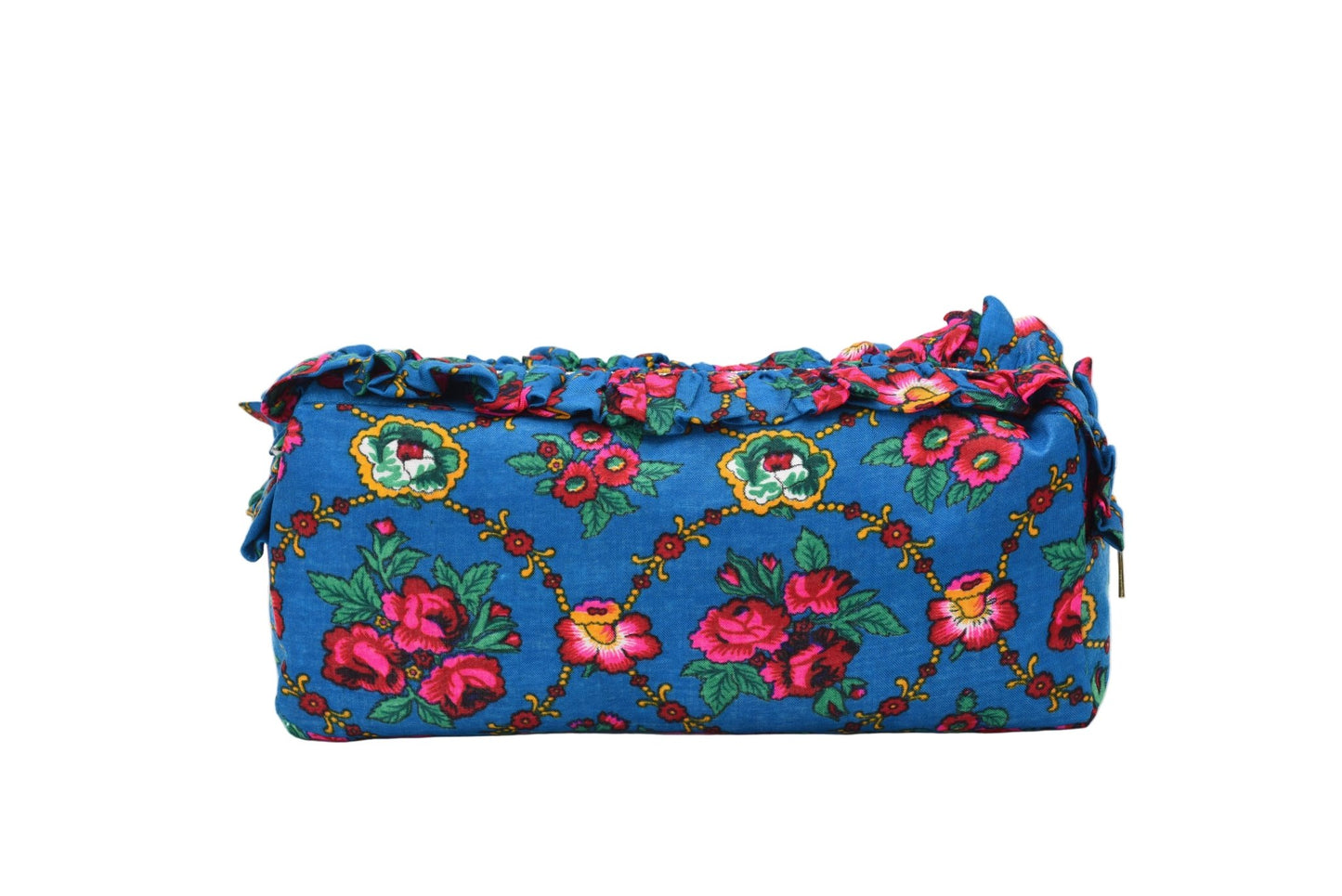 Luxury Personalised Large Ruffle Heritage Pouch - The Happy Tribe