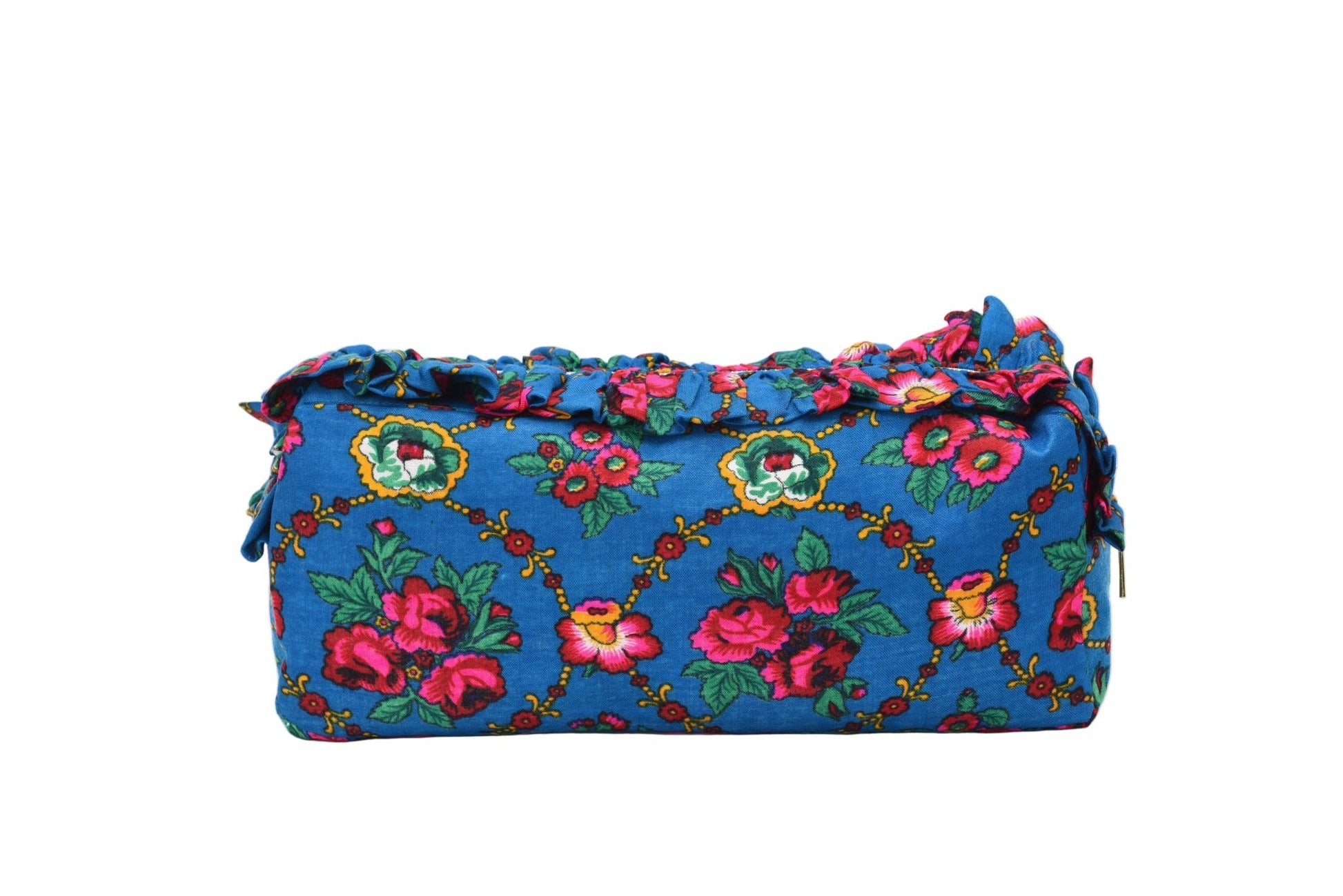 Luxury Personalised Large Ruffle Heritage Pouch - The Happy Tribe