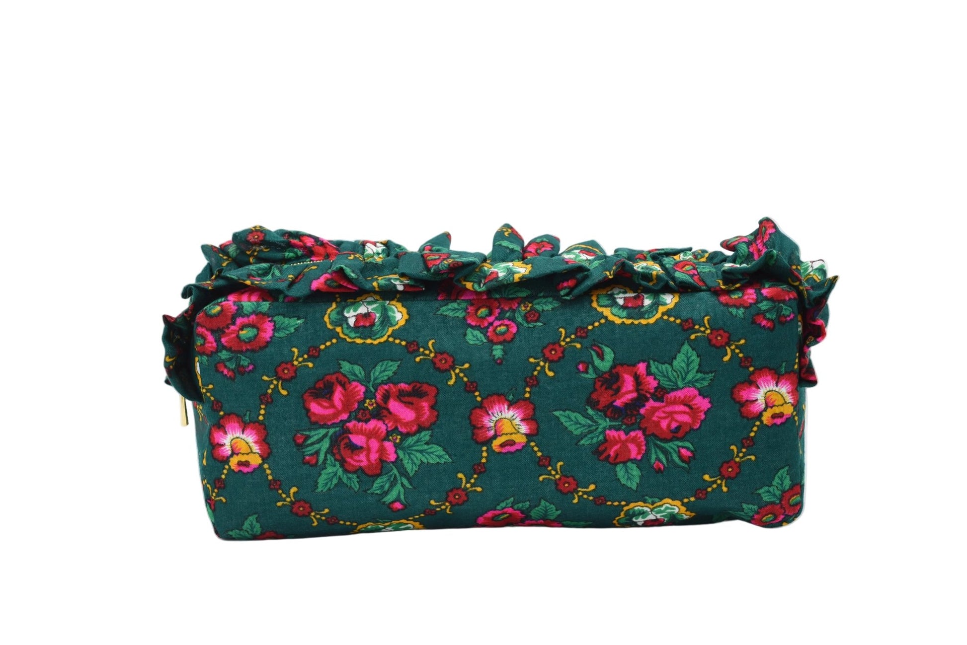 Luxury Personalised Large Ruffle Heritage Pouch - The Happy Tribe