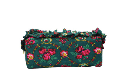 Luxury Personalised Large Ruffle Heritage Pouch - The Happy Tribe