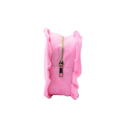 Luxury Personalised Ruffle Pouch – Extra Small - The Happy Tribe