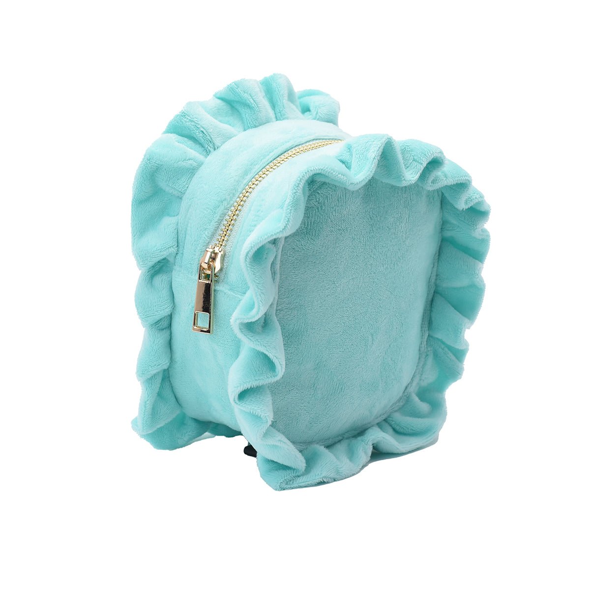 Luxury Personalised Ruffle Pouch – Extra Small - The Happy Tribe