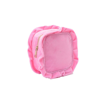 Luxury Personalised Ruffle Pouch – Extra Small - The Happy Tribe