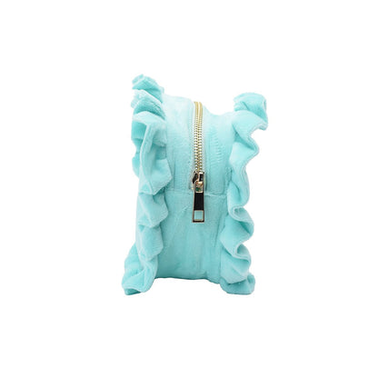 Luxury Personalised Ruffle Pouch – Extra Small - The Happy Tribe