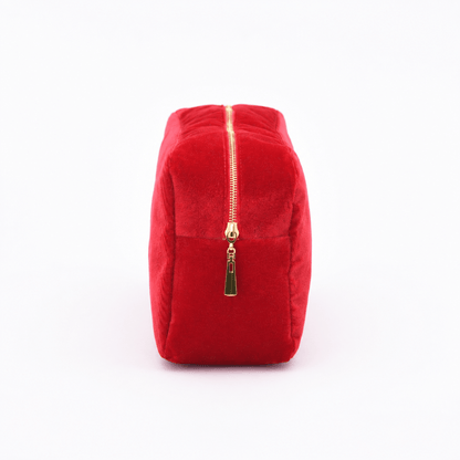 Luxury Personalised Velvet Bold Edit, Medium Pouch - The Happy Tribe