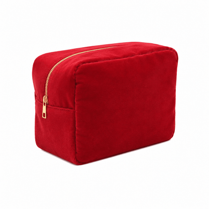 Luxury Personalised Velvet Large Pouch, Bold Edit - The Happy Tribe