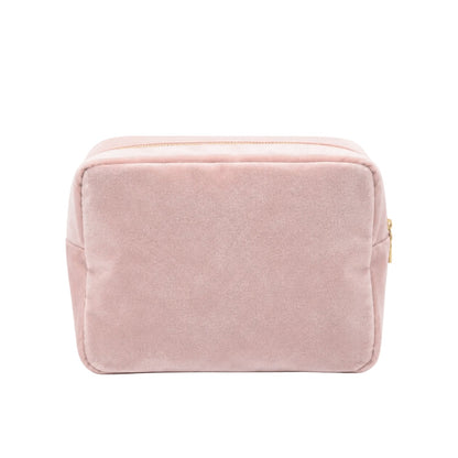 Luxury Personalised Velvet Large Pouch – Pastel Edit - The Happy Tribe