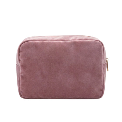Luxury Personalised Velvet Large Pouch – Pastel Edit - The Happy Tribe